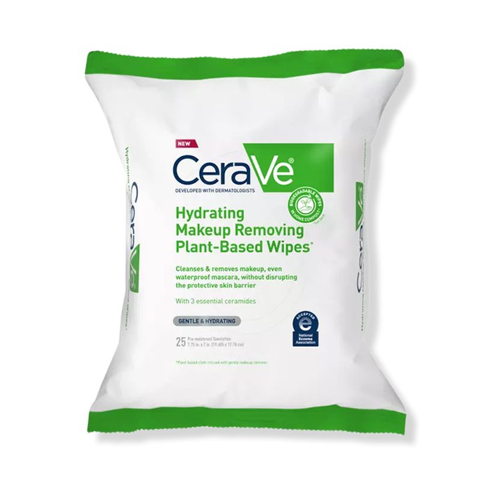 CeraVe Hydrating Makeup Removing Plant-Based Wipes