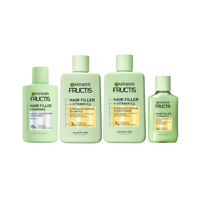 Garnier Fructis Hair Filler Routine