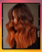 person with colored hair