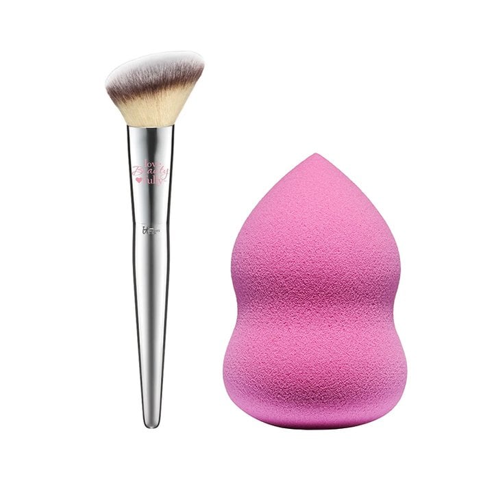 IT Cosmetics Love Beauty Fully Flawless Blush Brush, Loreal Paris Infallible Sponge