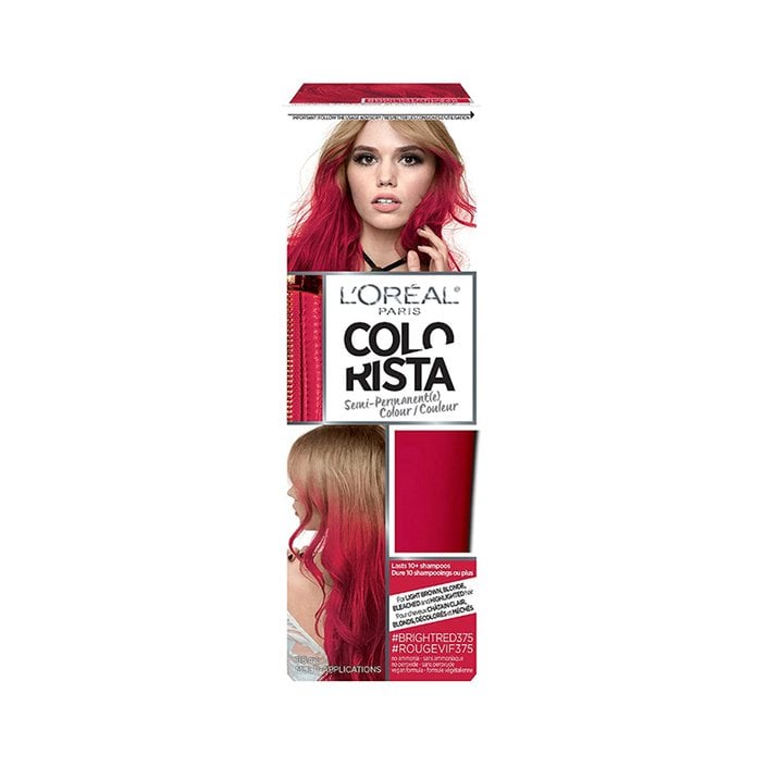L’Oréal Paris Colorista Semi-Permanent Hair Color in 375 - Bright Red