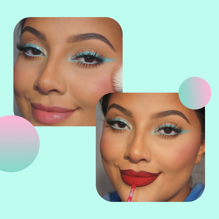 How to Wear Mint Makeup for the Holidays